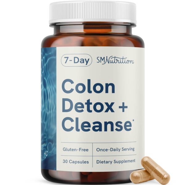 botella detox colon 7 días 30 cápsulas