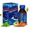 Botella de suplemento líquido Hepatalgina para soporte hepático