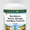 Polvo fórmula natural Buckthorn Senna Borraja TerraVita