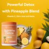 YELOWMATE Supreme Detox envase polvo natural de fibra sabor piña