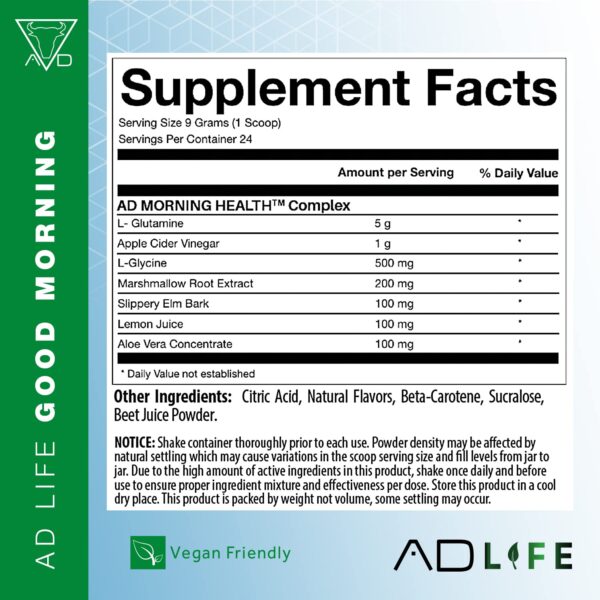 Bebida rendimiento detox con vinagre de manzana aloe vera