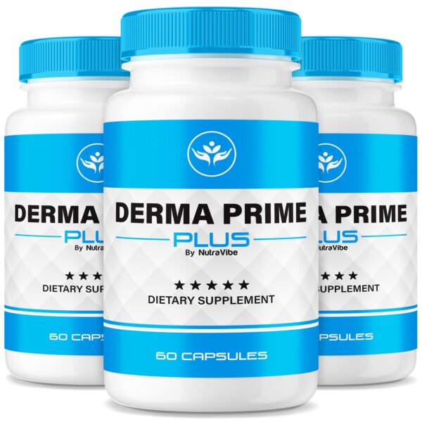 Frasco de Derma Prime Plus para piel radiante y equilibrada