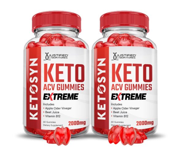 Paquete de 2 gominolas Keto ACV Ketosyn 120 unidades