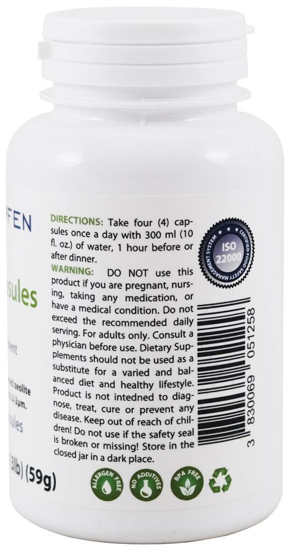 Cápsulas Zeolite Heiltropfen para metabolismo y toxinas