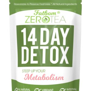 Paquete FATBOM Zero Tea té detox 14 días para limpieza
