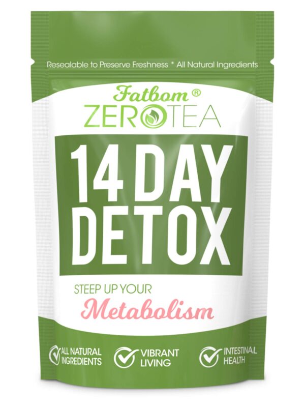 Paquete FATBOM Zero Tea té detox 14 días para limpieza