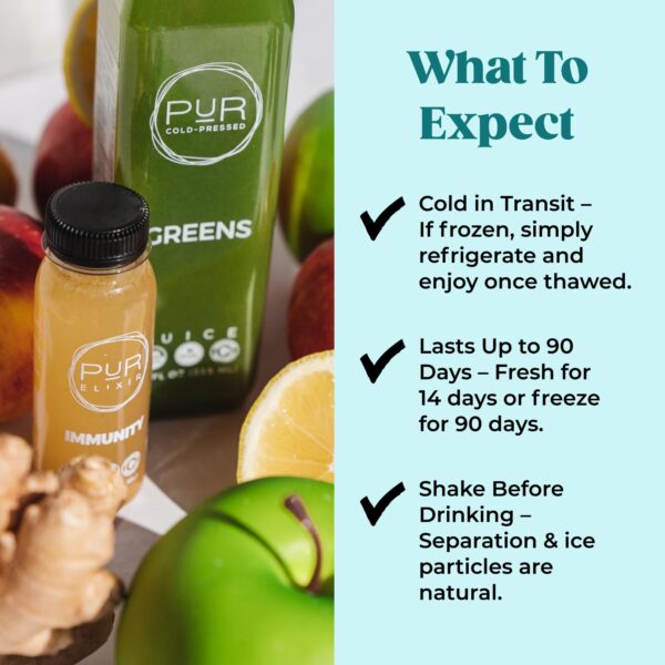 Bebidas PUR para digestión saludable y energía natural