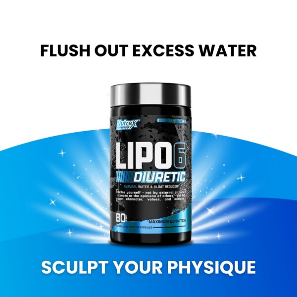 Lipo 6 Black Nutrex para reducir hinchazón y peso de agua