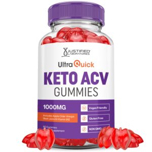 Gomitas Ultra Quick Keto ACV botella 60 unidades