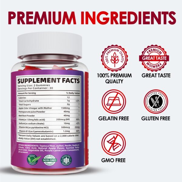 Gominolas keto KGGCDD con jugo de granada y remolacha, suplemento vegano