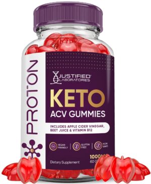 Envase Proton Protein Keto ACV gomitas 60 piezas