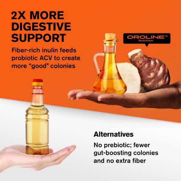 Pastillas de vinagre de manzana sin sabor fuerte OroLine