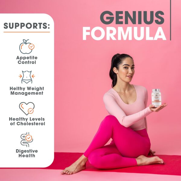 Caja y cápsulas Glucomanano para control de peso y digestión