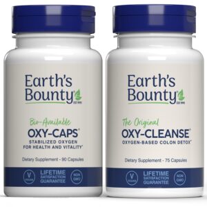 Paquete Earth's Bounty Oxy-Cleanse y Oxy-Caps
