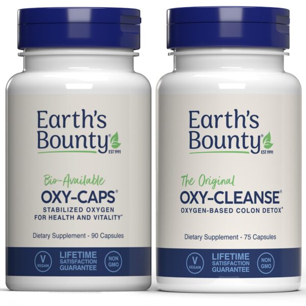 Paquete Earth's Bounty Oxy-Cleanse y Oxy-Caps
