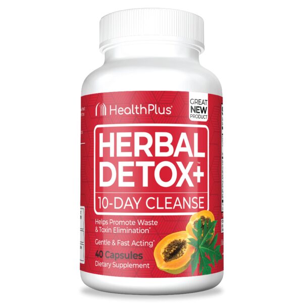 Health Plus Herbal Detox+ caja frontal