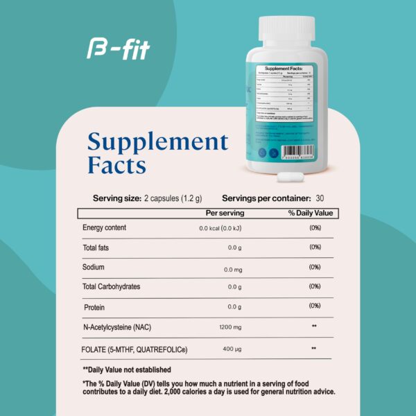 B-FIT cápsulas y polvo puro para suplemento de 60 días