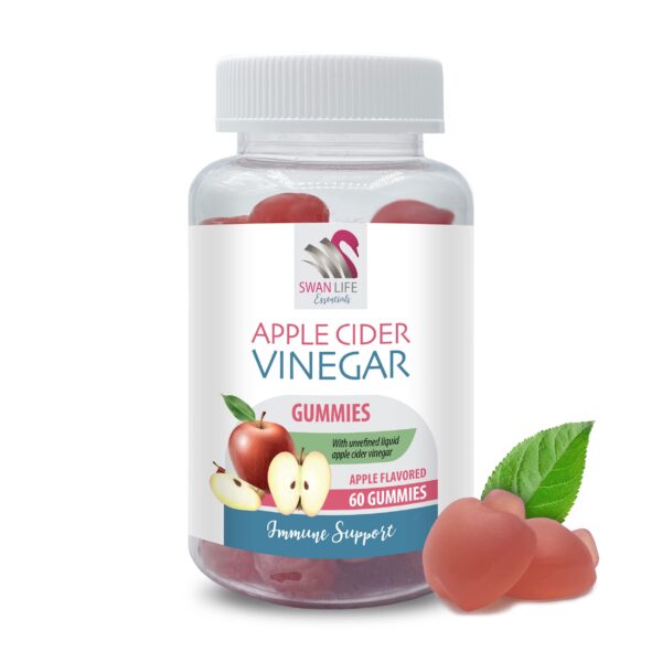 Suplemento gomitas digestión y energía vinagre manzana SWAN LIFE