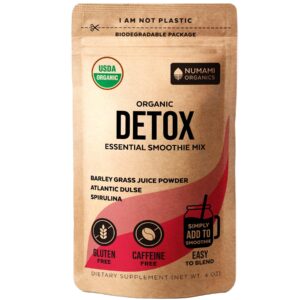 Mezcla detox Numami con espirulina y cebada de Europa.