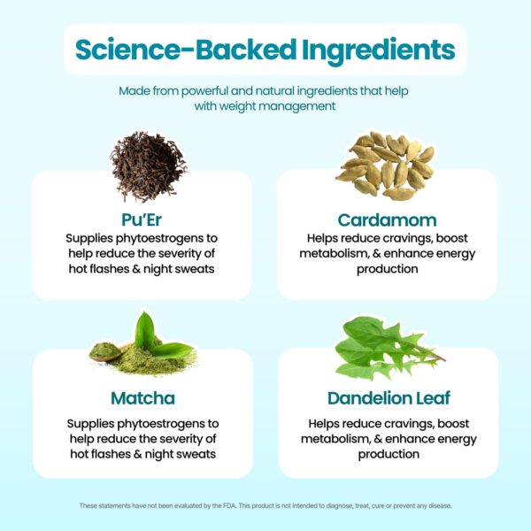 Té detox VoomVaya para aliviar gases e hinchazón