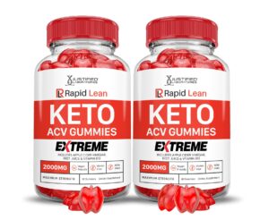 Rapid Lean Keto ACV gominolas paquete 2 con vinagre de sidra de manzana