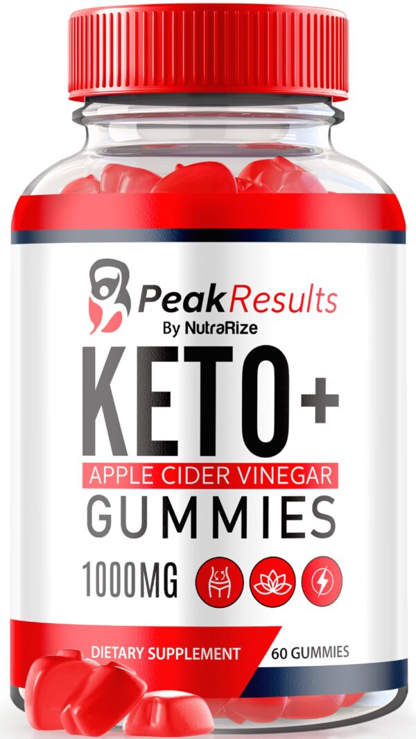 NutraRize Peak Results Keto ACV gomitas suplemento oficial 60 unidades