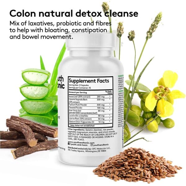 Caja de suplemento detox diurético para hombres y mujeres