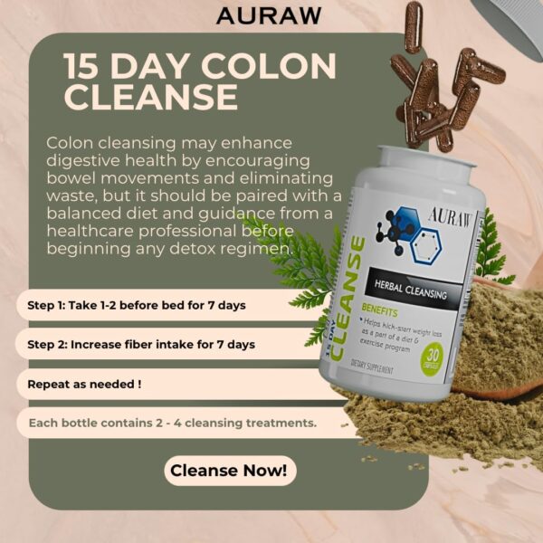 AURAW caja limpieza digestiva y desintoxicación