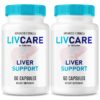 LivCare botella frontal con etiqueta