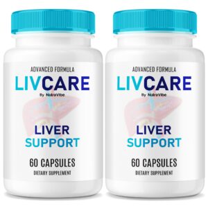 LivCare botella frontal con etiqueta