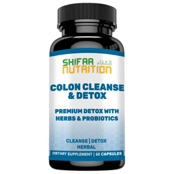 Frasco SHIFAA NUTRITION limpieza de colon y detox premium