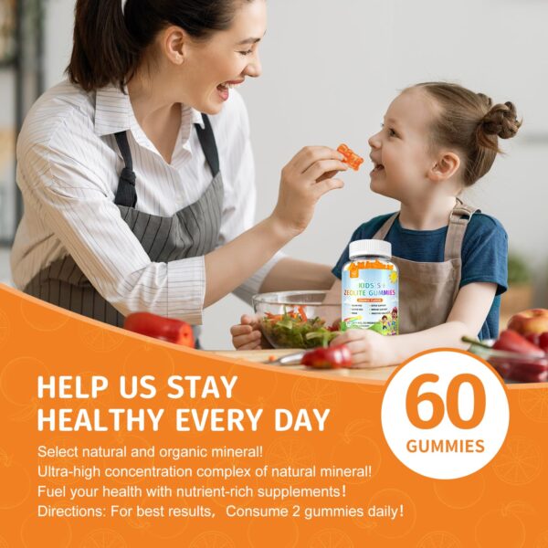 Paquete suplemento zeolita pura para niños y adultos