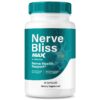 Frasco de cápsulas Nerve Bliss Max para salud nerviosa