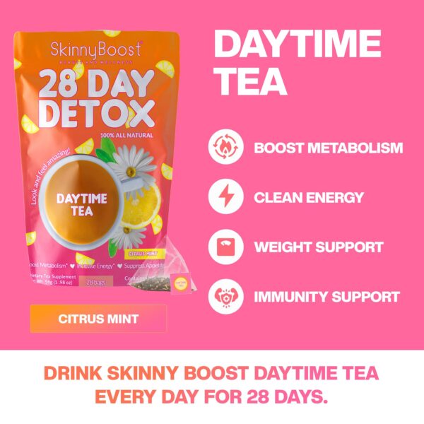 Té detox SkinnyBoost para limpieza y apoyo digestivo