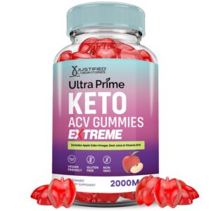 Gomitas Ultra Prime Keto ACV 2000mg veganas y nutritivas