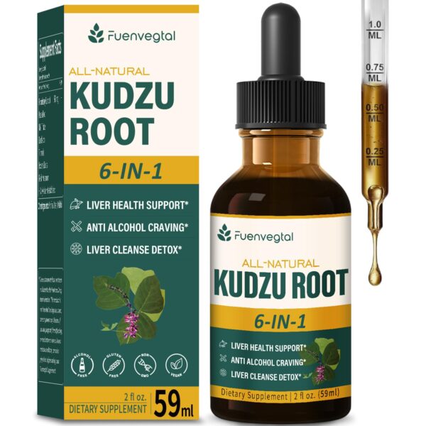 Frontal de Fuenvegtal gotas herbales Kudzu