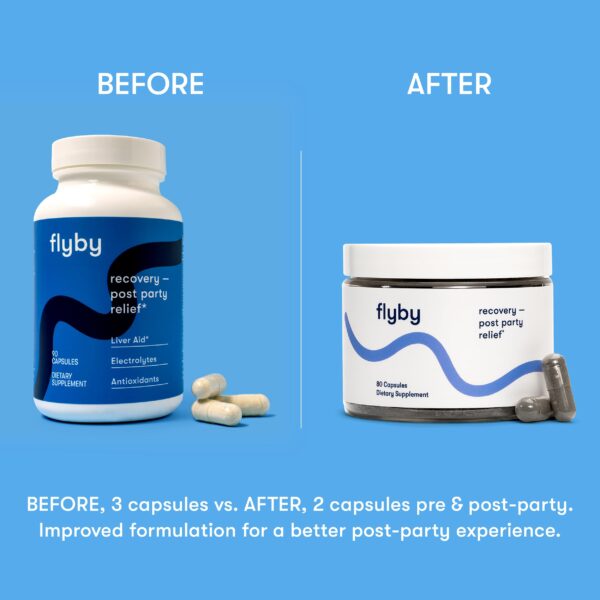 Caja suplementaria Flyby Recovery apoyo hígado