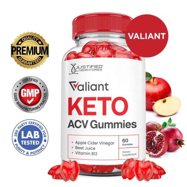 Paquete de gominolas keto ACV Valiant 60 unidades