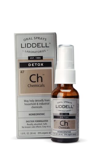 Liddell Spray Homeopático Detox Químico 30 ml frasco
