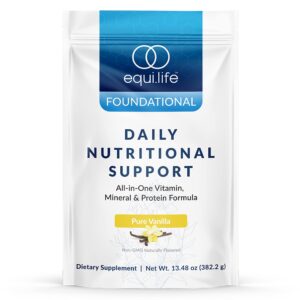 Frasco de Equilife Apoyo nutricional diario vainilla