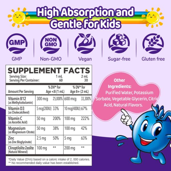 Envase NATISLAND gotas líquido zeolita para niños