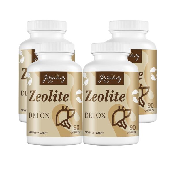 Frasco Jovianoy cápsulas detox zeolita orgánica 360 unidades