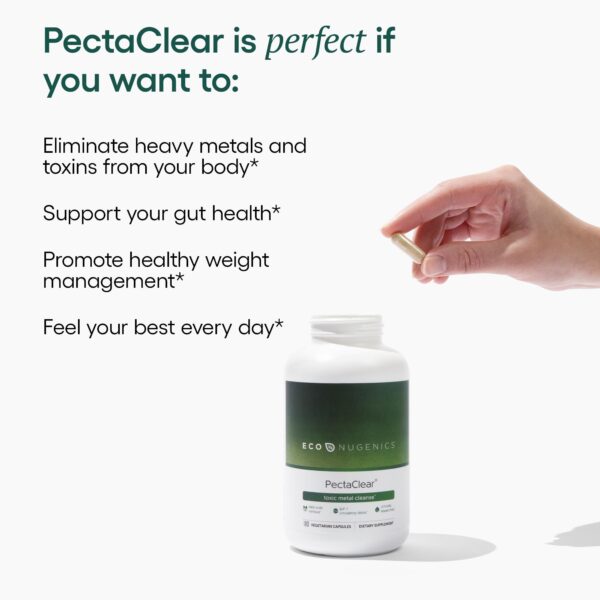 EcoNugenics PectaClear cápsulas para reparación hígado y riñones