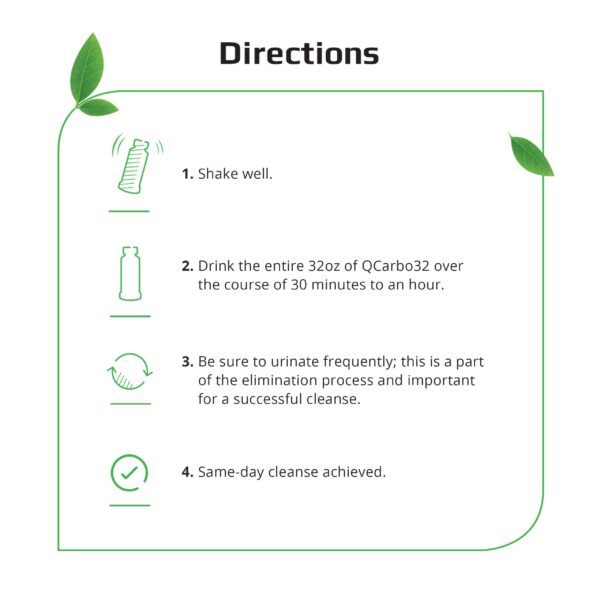 Imagen promocional Herbal Clean QCarbo32 bebida detox uva