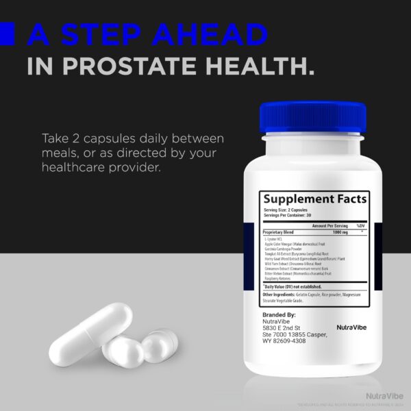 NutraVibe Prostabliss suplemento natural saludable