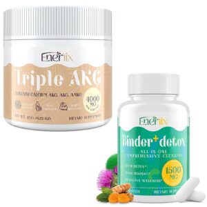 Paquete AKG 11 en 1 y Detox 15 en 1 con carbón activado y zeolita