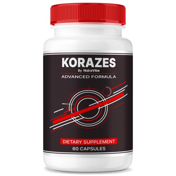 Frasco Korazes NutraVibe 60 cápsulas Frasco Korazes NutraVibe 60 cápsulas
