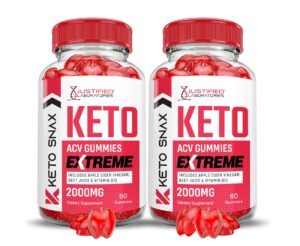 Keto Snax gominolas ACV extremo paquete de 2