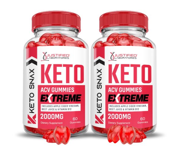 Keto Snax gominolas ACV extremo paquete de 2
