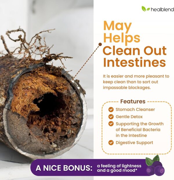 Etiquetado frontal del suplemento Max Detox